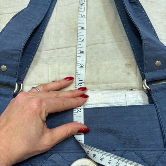 Brand new without Tags Ladies Baggallini Brand Large Blue Quilted Tote Bag - Picture 9 of 16